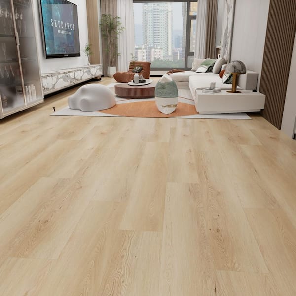 Take Home Sample-Hydrostop WPC Gold Creek 8 mm T x 9 in. W x 12 in. L UniClick Waterproof Luxury Vinyl Plank Flooring
