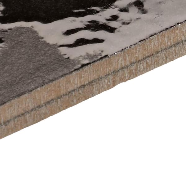 Daltile Brickhaven Onyx 2 in. x 8 in. Glazed Porcelain Floor