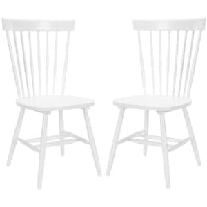 Riley White Wood Dining Chair (Set of 2)