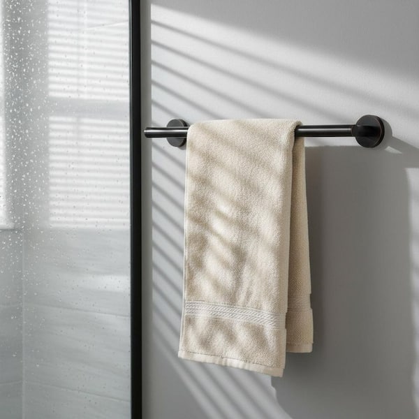 16 in. Wall Mounted Towel Bar Hardware Accessory in Oil Rubbed Bronze