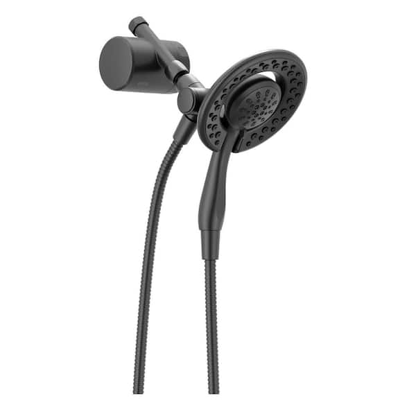 Delta Clarifi In2ition 4-Spray Dual Wall Mount Fixed and Handheld Shower Head 1.75 GPM in Matte Black