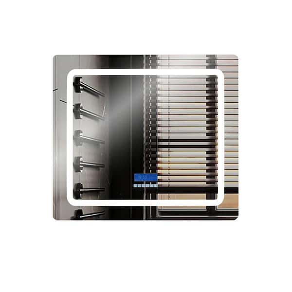 Lexora Caldona 36 in. W x 36 in. H LED Bathroom Vanity Mirror