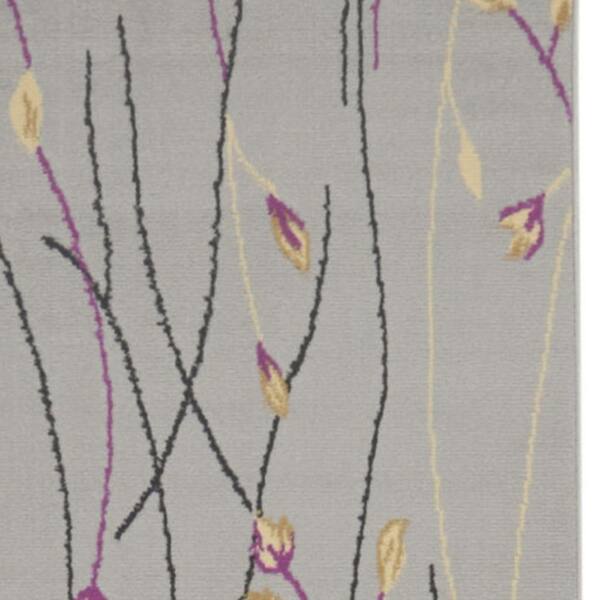 2 X 10 Pink Floral Washable Area Rug Runner Rug