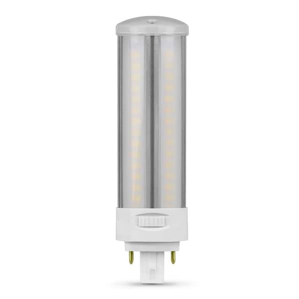 Feit Electric 13W/18W/26W Equivalent PL Horizontal 4-Pin Universal Base G24Q/GX24Q-1/-2/-3 CCT Select(2700K/3500K/4100K)LED Light Bulb