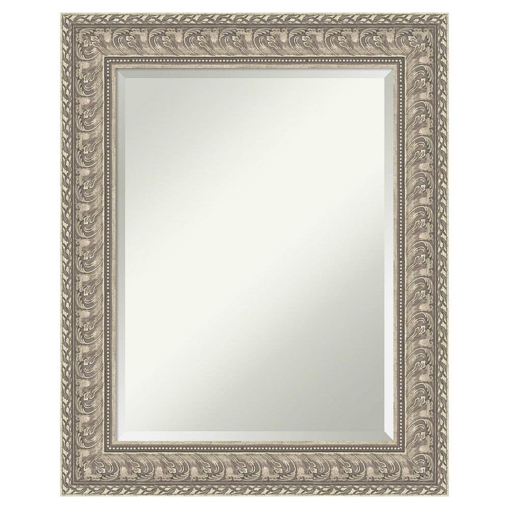 Sydney Silver 24.5 in. x 30.5 in. Beveled Traditional Rectangle Framed Wall Mirror price history on PriceWatchPro