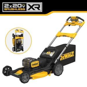 20-Volt MAX 21.5 in. Lithium-Ion Battery Powered Self Propelled Lawn Mower with Two (2) 10.0 Ah Batteries and Charger