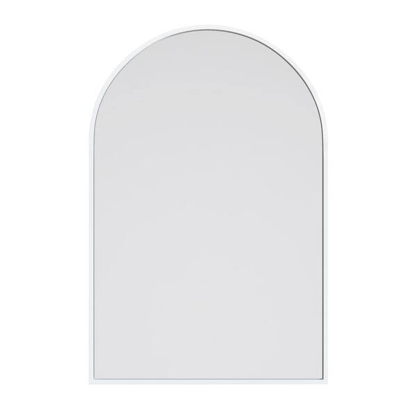 Glass Warehouse 20 in. W x 30 in. H Framed Arched Bathroom Vanity