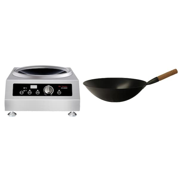 Commercial Induction Wok Cooker for Stir Fry Cooking High Power