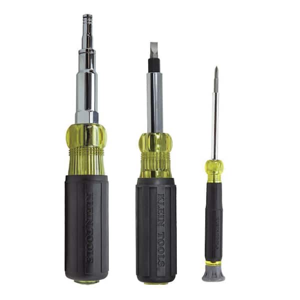 Klein Tools - Multi Bit Screwdriver and Nut Driver Set  3 Piece