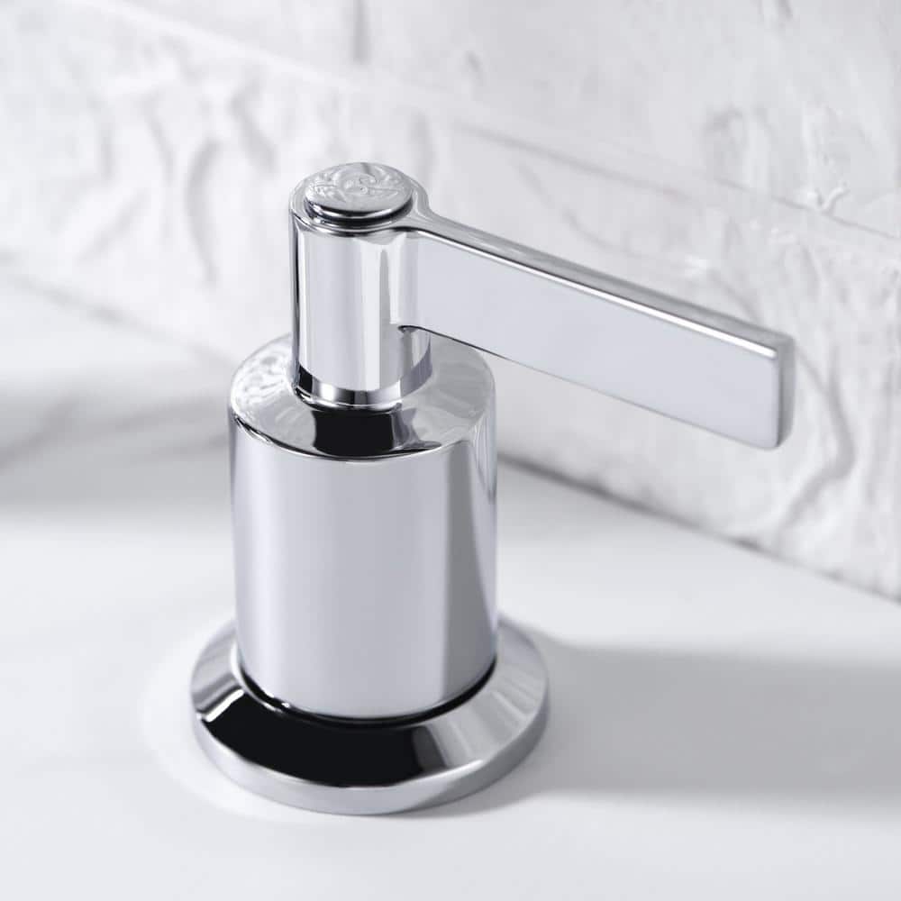 Polished Chrome 8'' Widespread 2-Handle Bathroom Faucet