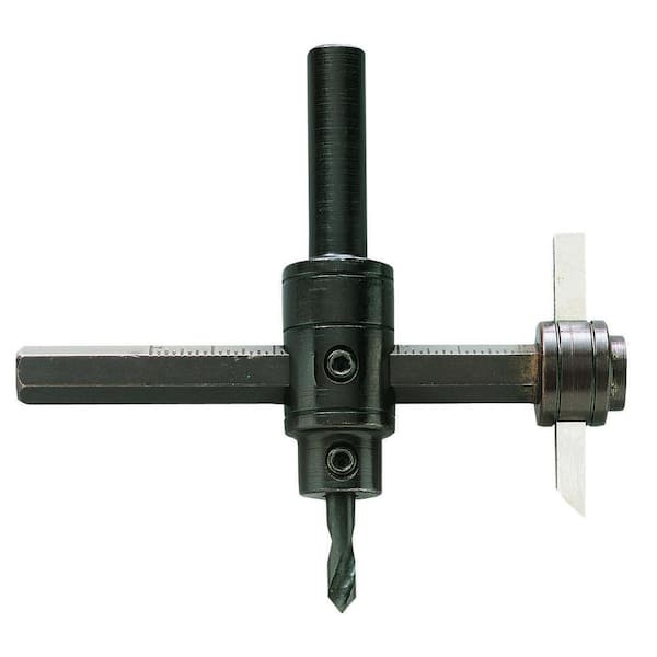 General Hardware No. 55 Adjustable 4 Circle Cutter Tool - Hole