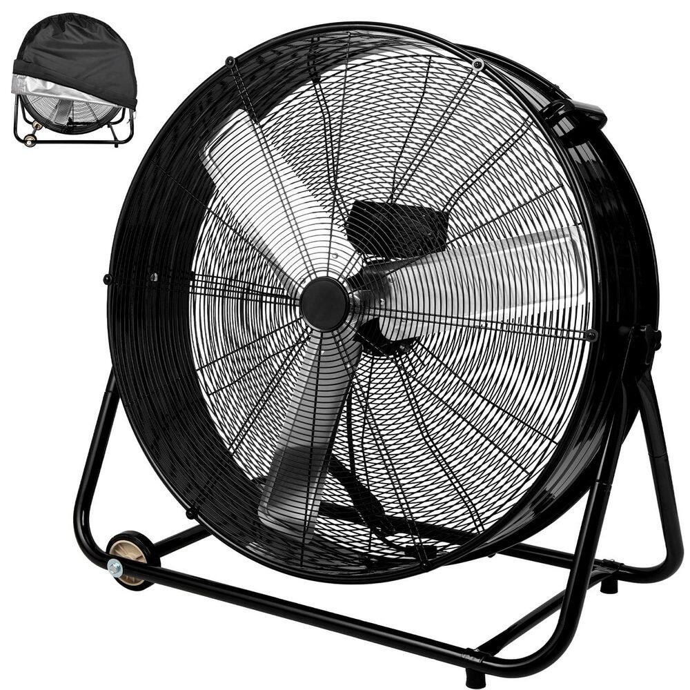 30 in. Industrial Drum Fan, 3-Speed ​​11000 CFM High Velocity Air Mover for Warehouse, Workshop, Factory - Black price history on PriceWatchPro