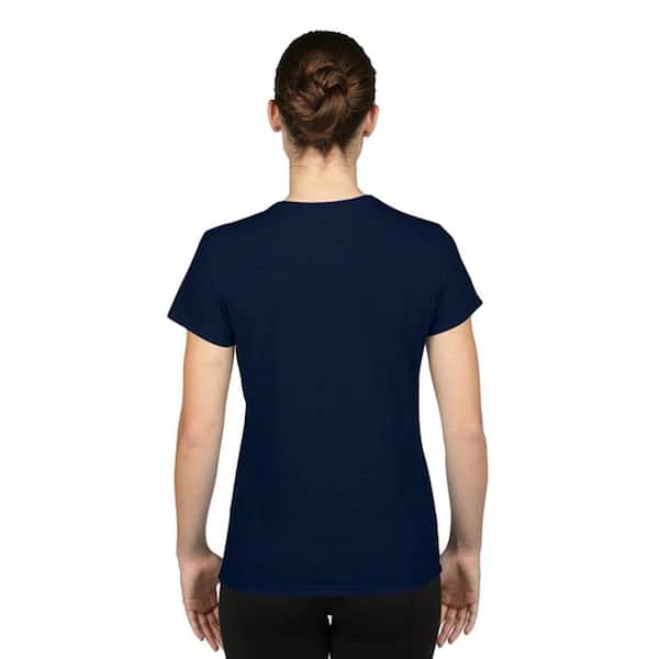elleboog Praten fusie GILDAN Missy Fit Women's X-Small Adult Short Sleeve T-Shirt in Navy  (12-Pack) 12 x 42000LADIES-XS-NAVYSHIRT - The Home Depot