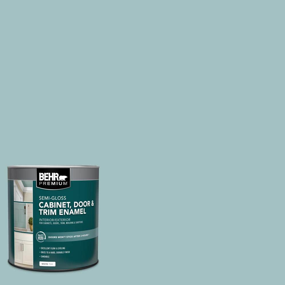 BEHR PREMIUM 1 qt. S4403 Aspiring Blue SemiGloss Enamel Interior