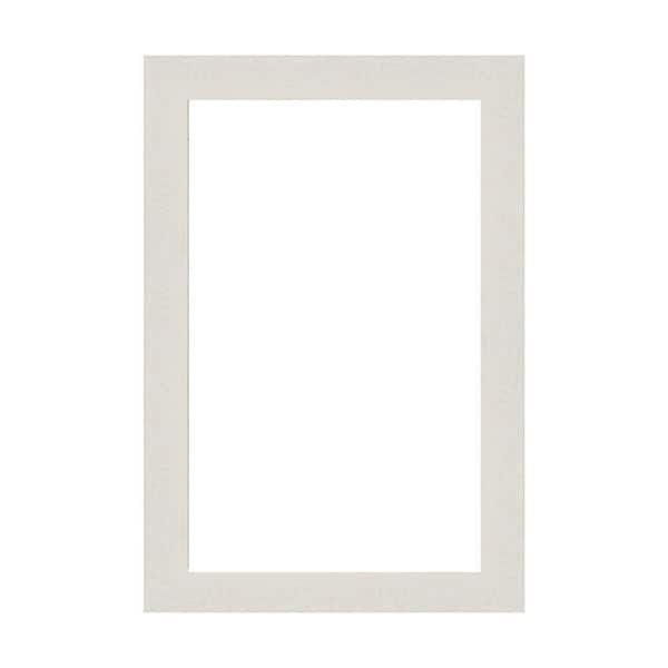 Amanti Art Mirror Makeover Rustic Plank White Narrow 17.25 in. W x 25.25 in. H Bathroom Mirror Frame Border Kit-Fits a 16x24 Mirror
