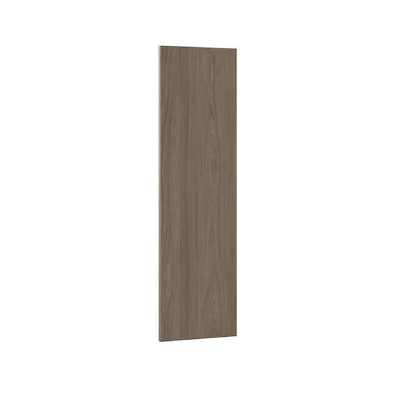 Hampton Bay Designer Series 0.75x42x12 in. Edgeley Decorative End Panel in Driftwood