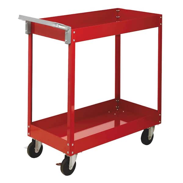 SUNEX TOOLS 18 in. Economy Utility Cart in Red