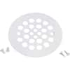 Dyiom 4.25 in. W x 4.25 in. D Black Shower Strainer Drain Trim Set, Screw  in Shower Strainer Drain Cover B09VX1X733 - The Home Depot