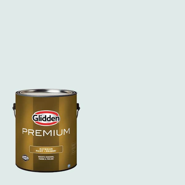 Glidden Premium 1 gal. PPG1034-2 Honesty Semi-Gloss Exterior Latex Paint