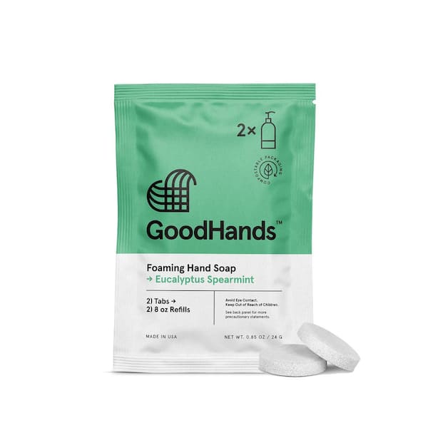 GoodHands 8 oz. Eucalyptus and Spearmint Scented Foaming Hand Soap (20-Refills)