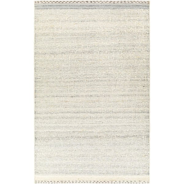 Sadie Cream Cottage Solid Color 8 ft. x 10 ft. Area Rug
