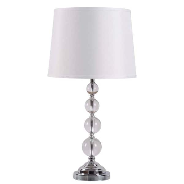 Kenroy Home Sorcerer 27 in. Clear Acrylic Table Lamp