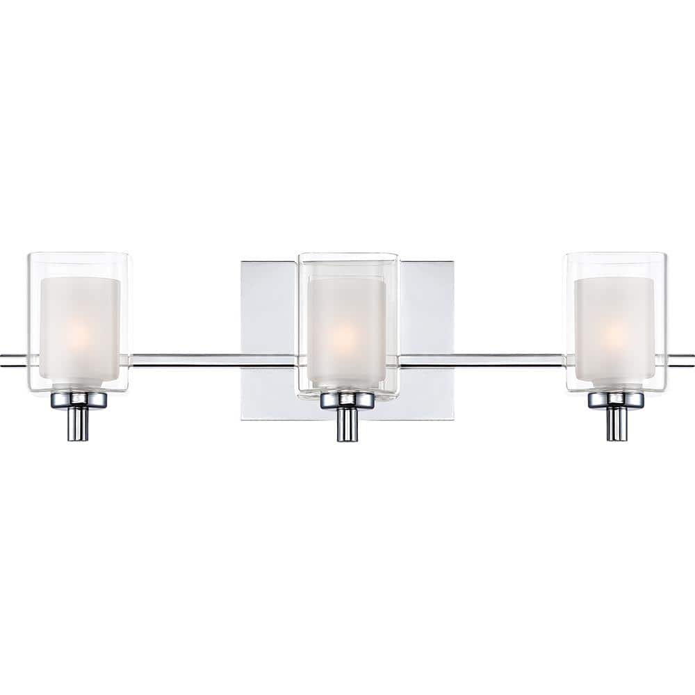 Quoizel Kolt 3-Light Polished Chrome Vanity Light KLT8603CLED