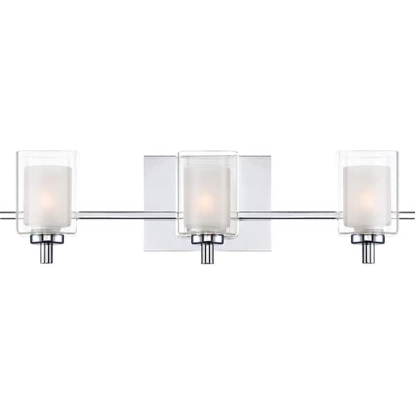 Quoizel Kolt 3-Light Polished Chrome Vanity Light