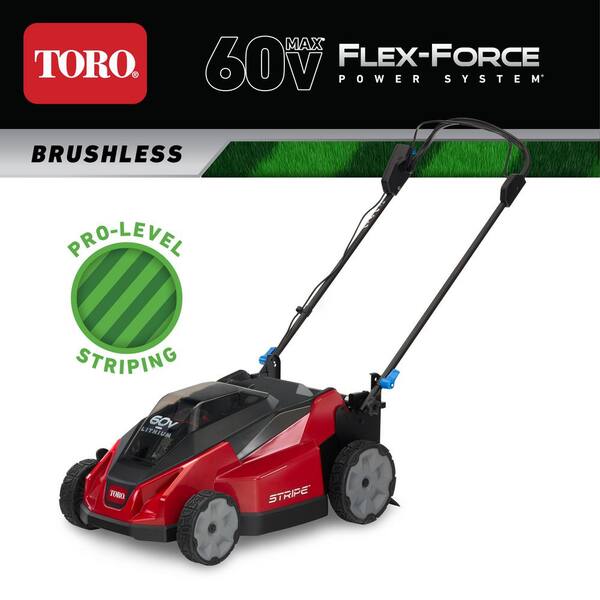Toro 21611T 60V MAX 21 in. Stripe Electric Push Lawn Mower - Tool Only - 1