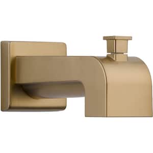 Arzo and Vero 7-1/8 in. Pull-Up Diverter Tub Spout in Champagne Bronze
