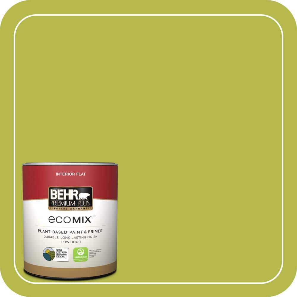 1 qt. #400B-6 Japanese Fern Flat EcoMix Plant-Based Interior Paint & Primer price history on PriceWatchPro