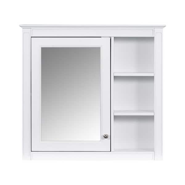 Boosicavelly 30 in. W x 28 in. H Rectangular MDF Medicine Cabinet with Mirror