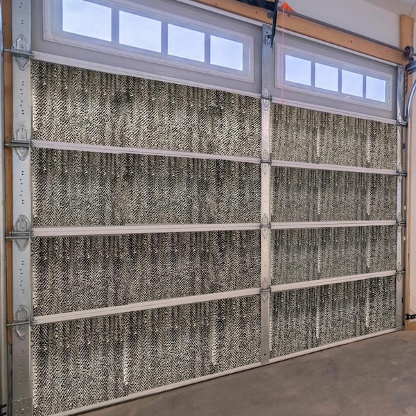 Garage Door Insulation Blanket Installation 