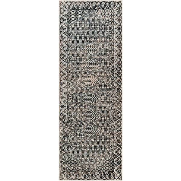 Artistic Weavers Lavadora 7 X 9 Charcoal Grey Indoor Medallion Global  Machine Washable Area Rug in the Rugs department at