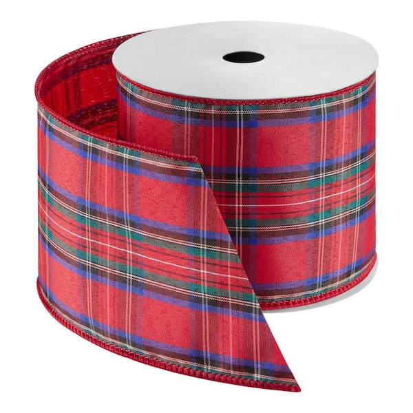 Home Accents Holiday 15 ft by 4 in Festive Ribbon Roll