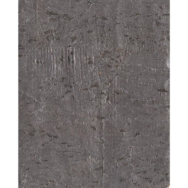 Gold and Silver Metallic Cork Unpasted Wallpaper, 36-in. by 24-ft.