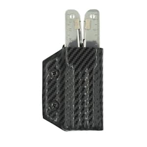 Kydex Multi-Tool Sheath for Victorinox Swisstool (Multi-Tool Not Included) Multi-Tool Holder Holster Carbon Fiber Black