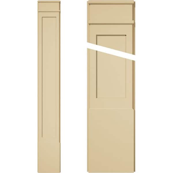 Ekena Millwork 2 in. D x 12 in. W x 90 in. L Primed Polyurethane Pilaster (1- Pack)