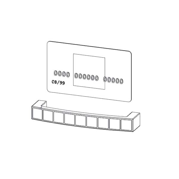 Wisdom Stone Karlovy 3 4 In Chrome With Multi Color Crystal