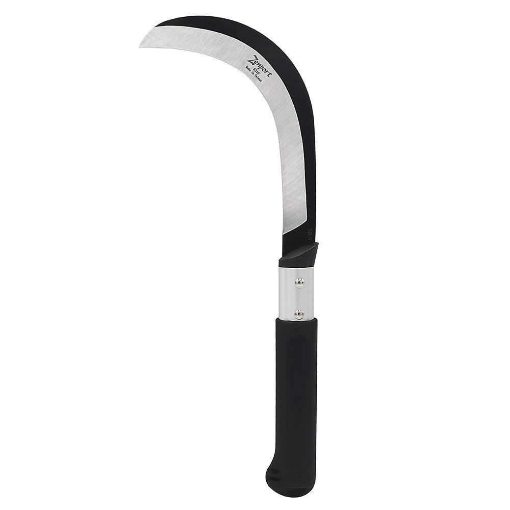 Brush Clearing Sickle with Carbon Steel Blade and Aluminum Handle (12-Case)