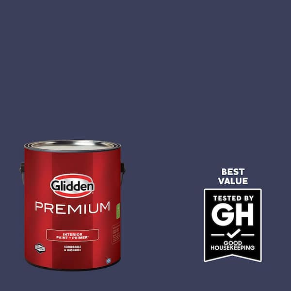Glidden Premium 1 qt. PPG1156-7 Celestial Blue Satin Interior