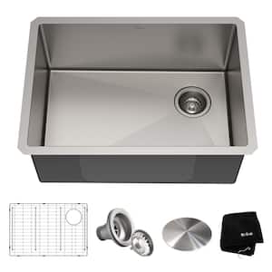 Standart PRO Undermount Stainless Steel 25 in. Single Bowl Kitchen Sink