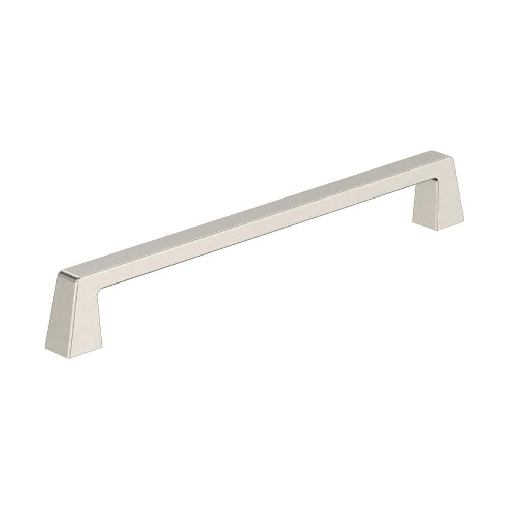 Satin Nickel Modern Cabinet Pull with Mounting Hardware