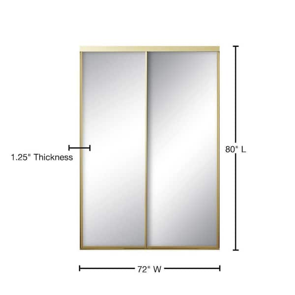 1 Panel Shaker Style Bypass Closet Sliding Door (Oak Solid Wood) HSSB- 000, On Stock Ready to Go