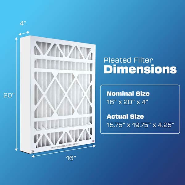BestAir 16 x 20 x 4 Honeywell FPR 4 Air Cleaner Filter HW1620-8R