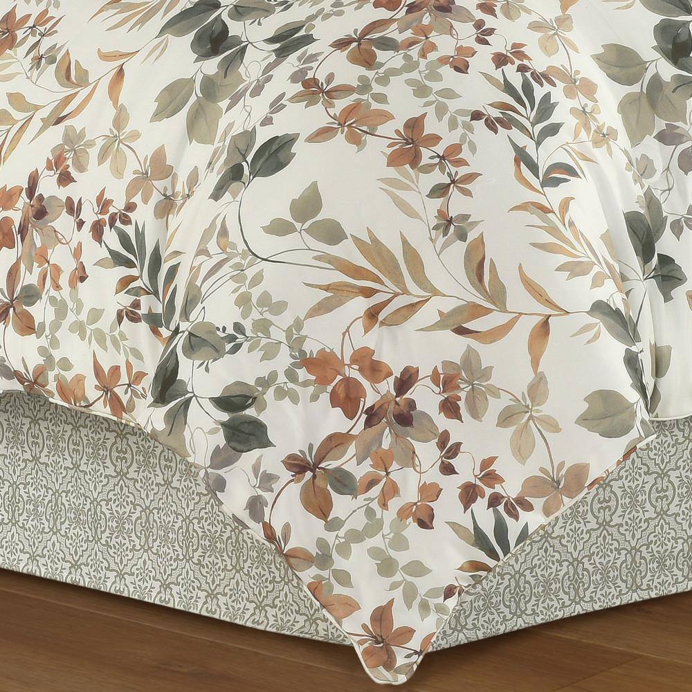 California King Sage Microfiber Reversible Comforter Set