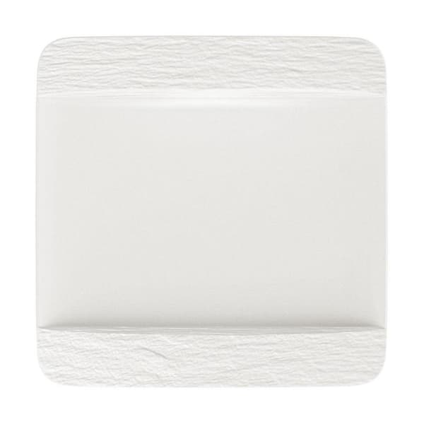Manufacture Rock Blanc Dinner Plate Square