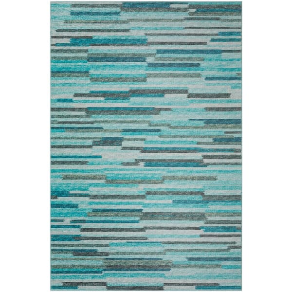 Home Decorators Collection Shoreline Multi 8 ft. x 10 ft. Striped Area Rug  1203PM80HD.101 - The Home Depot