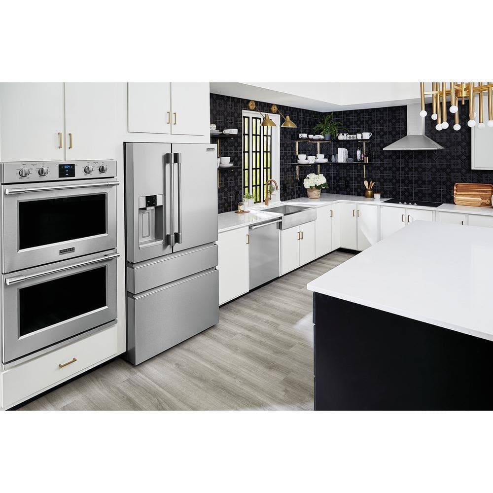 Professional 30" Black Ceramic Induction Cooktop with Stainless Steel Controls