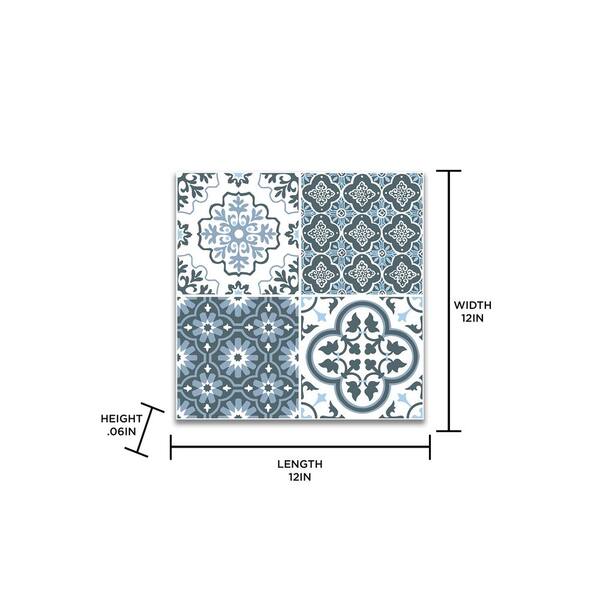 FloorPops Myriad Peel and Stick Floor Tiles 12 in. x 12 in. (20 Tiles, 20 sq. ft.) FloorPops Myriad Peel and Stick Floor Tiles 12 in. x 12 in. (20 Tiles, 20 sq. ft.)